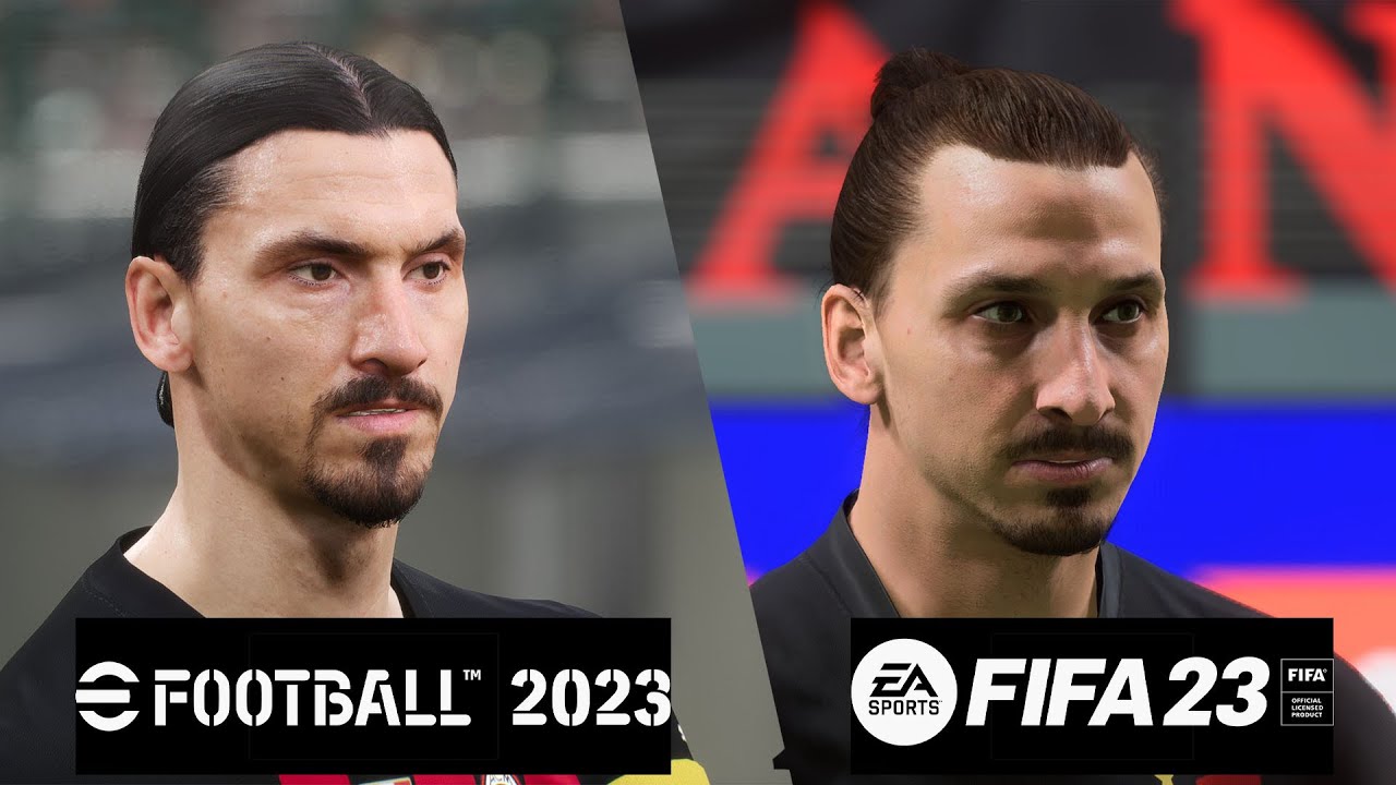 FIFA 23 vs eFootball 2023 | Milan Player Faces Comparison | Fifa 23 Faces #fifa23 [PC/HD]