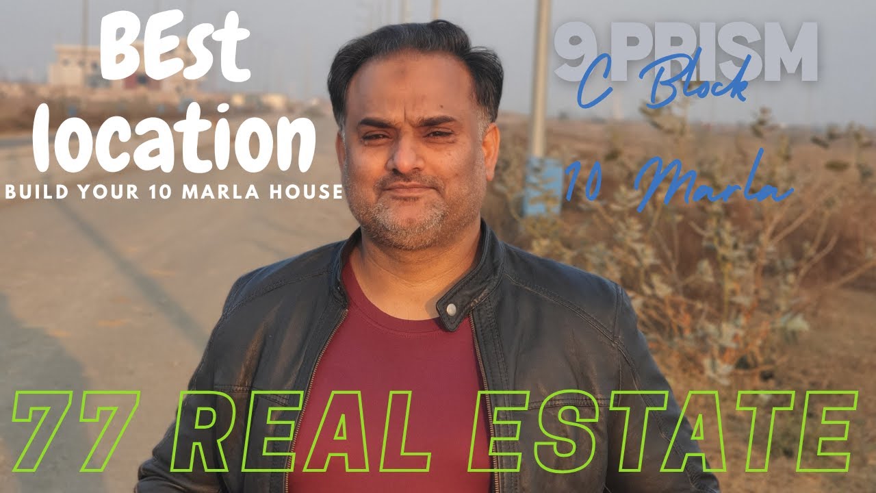 DHA Phase 9 Prism C Block 10 Marla plot on 80 feet road, ideal location for smart investors.