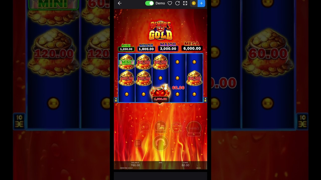 Demon Gold Big win (demo) must see #slot #casino #games #jackpot
