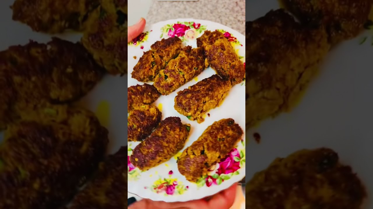 Sizzling Rashmi Gola Kabab spicy mouth watering recipe 