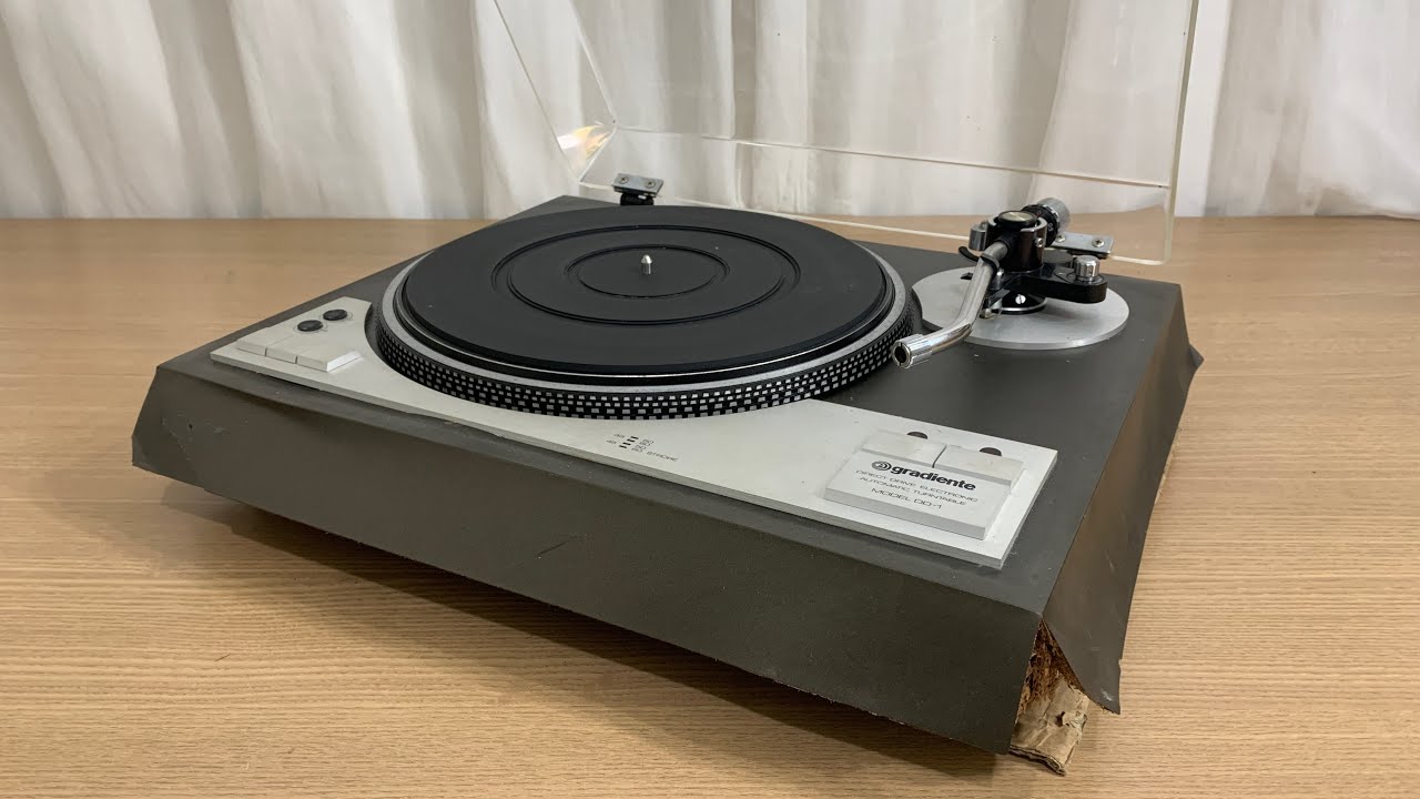 Restaura&ccedil;&atilde;o - Toca Discos GRADIENTE Direct Drive MODEL DD-1