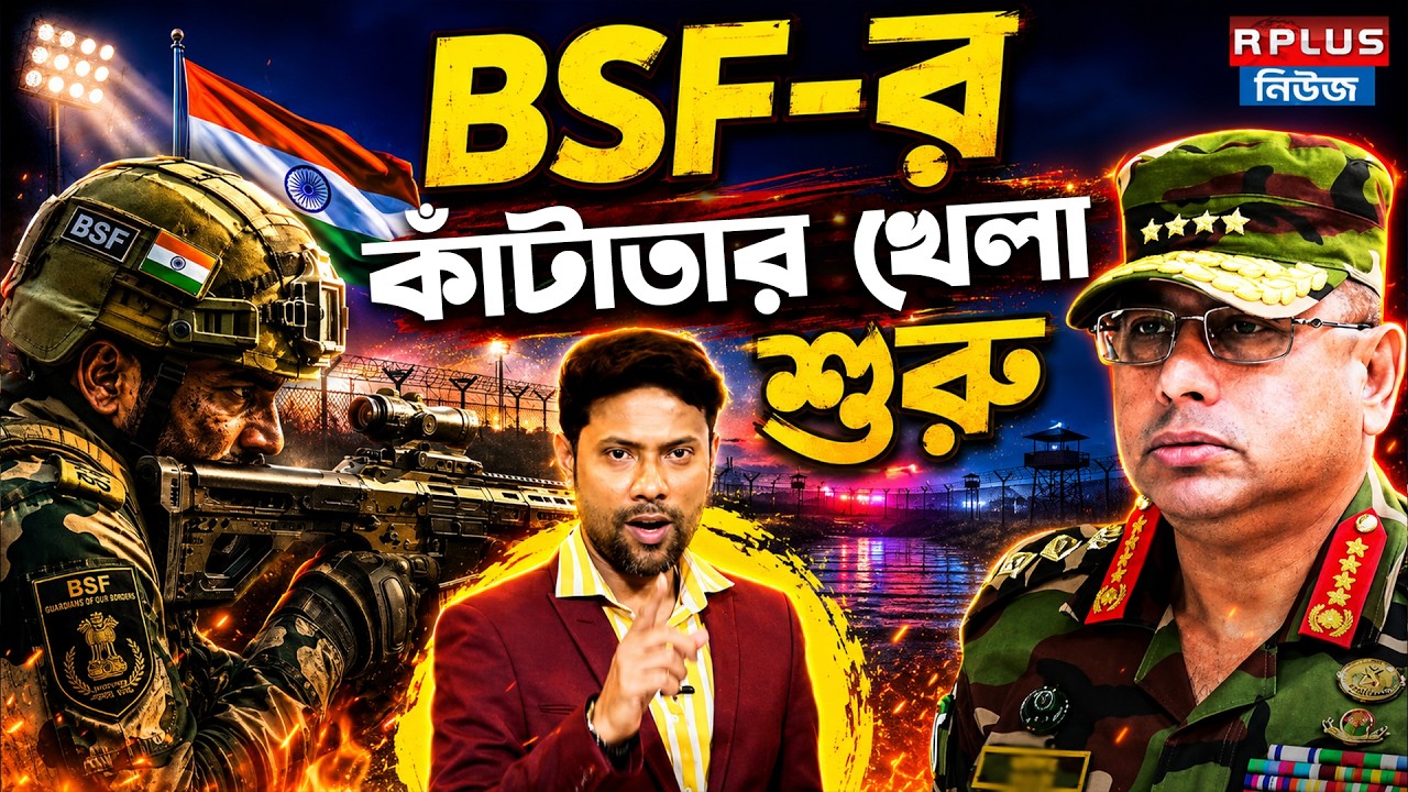 Border Fencing Update : BSF-র কাঁটাতার খেলা শুরু | Bangladesh News | BGB | Border News | Security