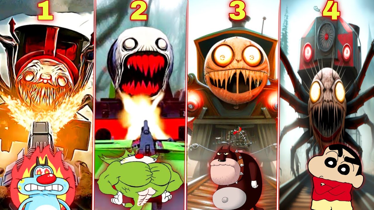 Best 4 Choo Choo Charles Mobile Games With Oggy and Jack Voice