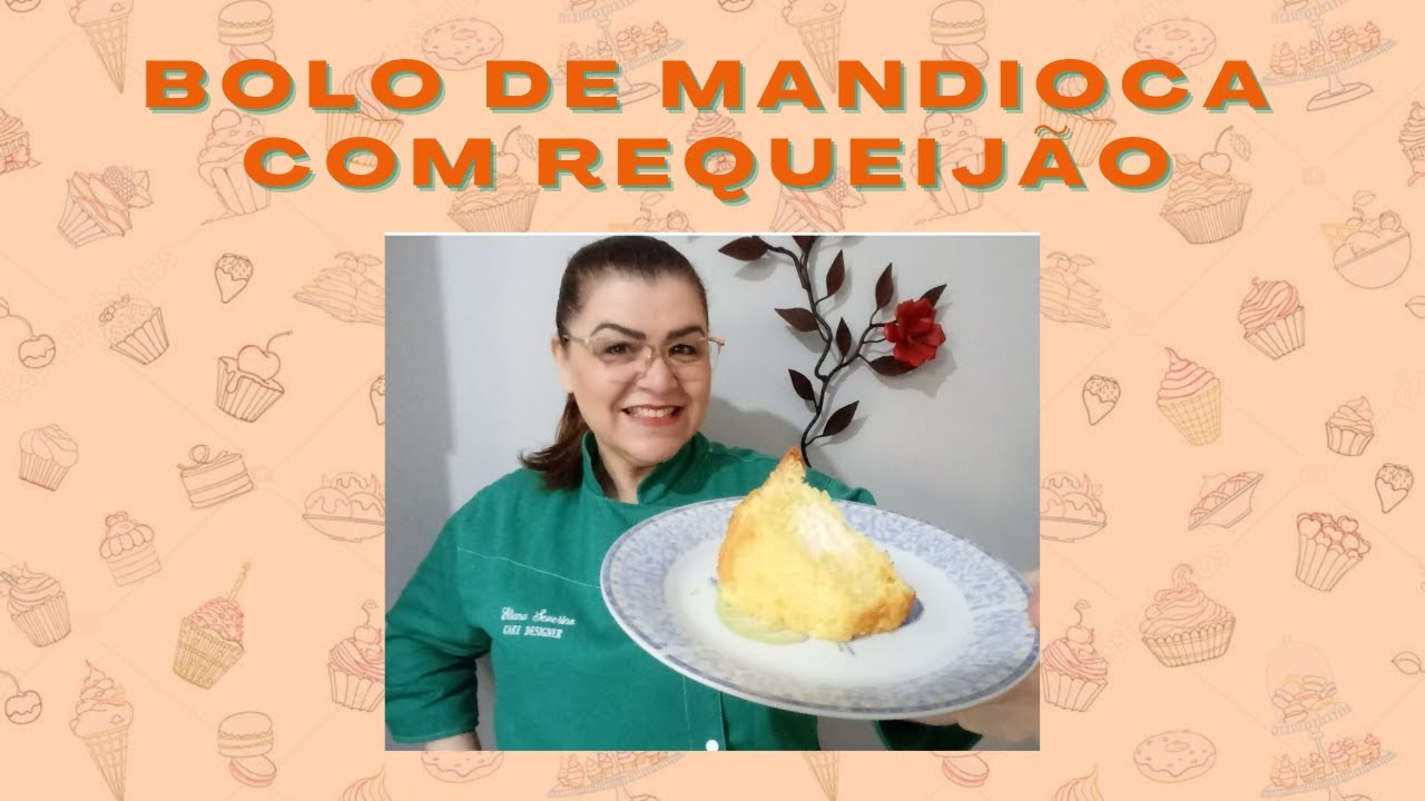 BOLO DE MANDIOCA COM REQUEIJÃO