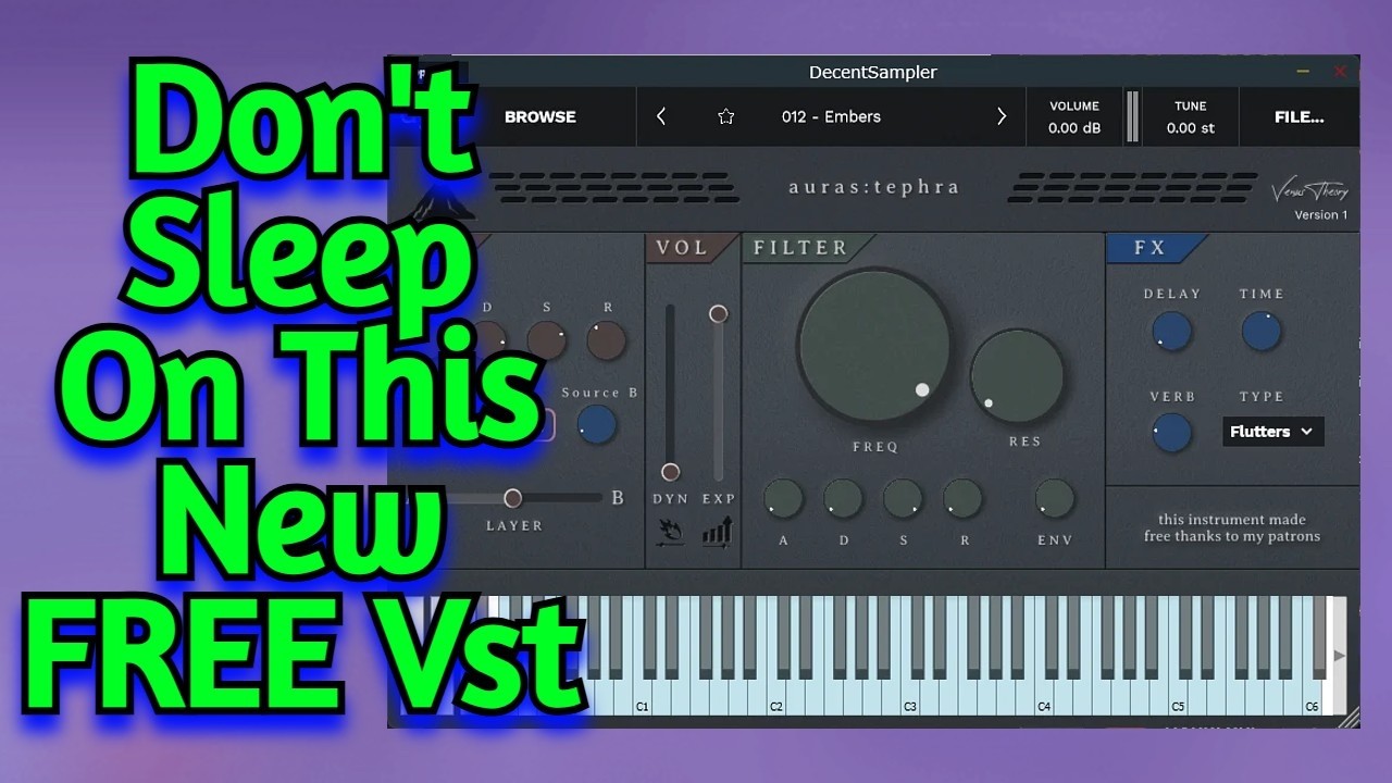 I Tried This New Free VST Plugin&hellip; and It Blew Me Away! - auras:tephra By Venus Theory