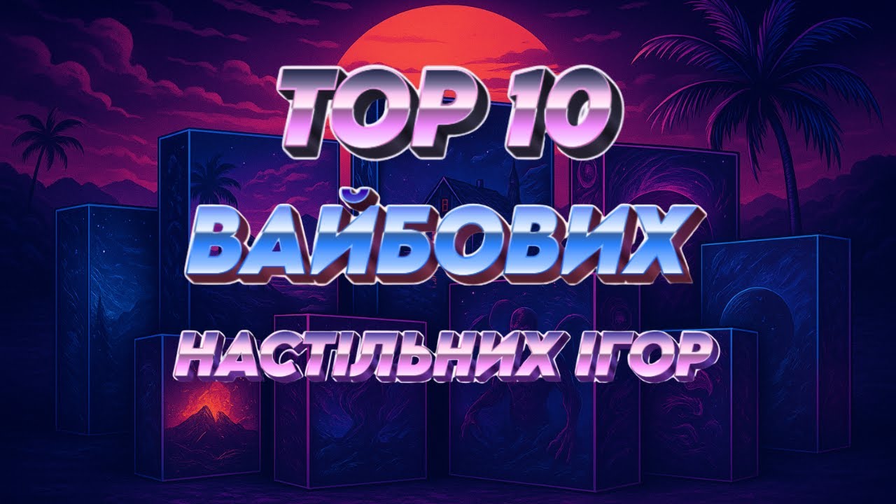 ТОП 10 найатмосферніших настільних ігор