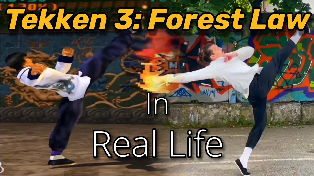 Tekken 3: Forest Law in Real Life - VIEL edition #viel #tekken #tekken3 #brucelee #cosplay