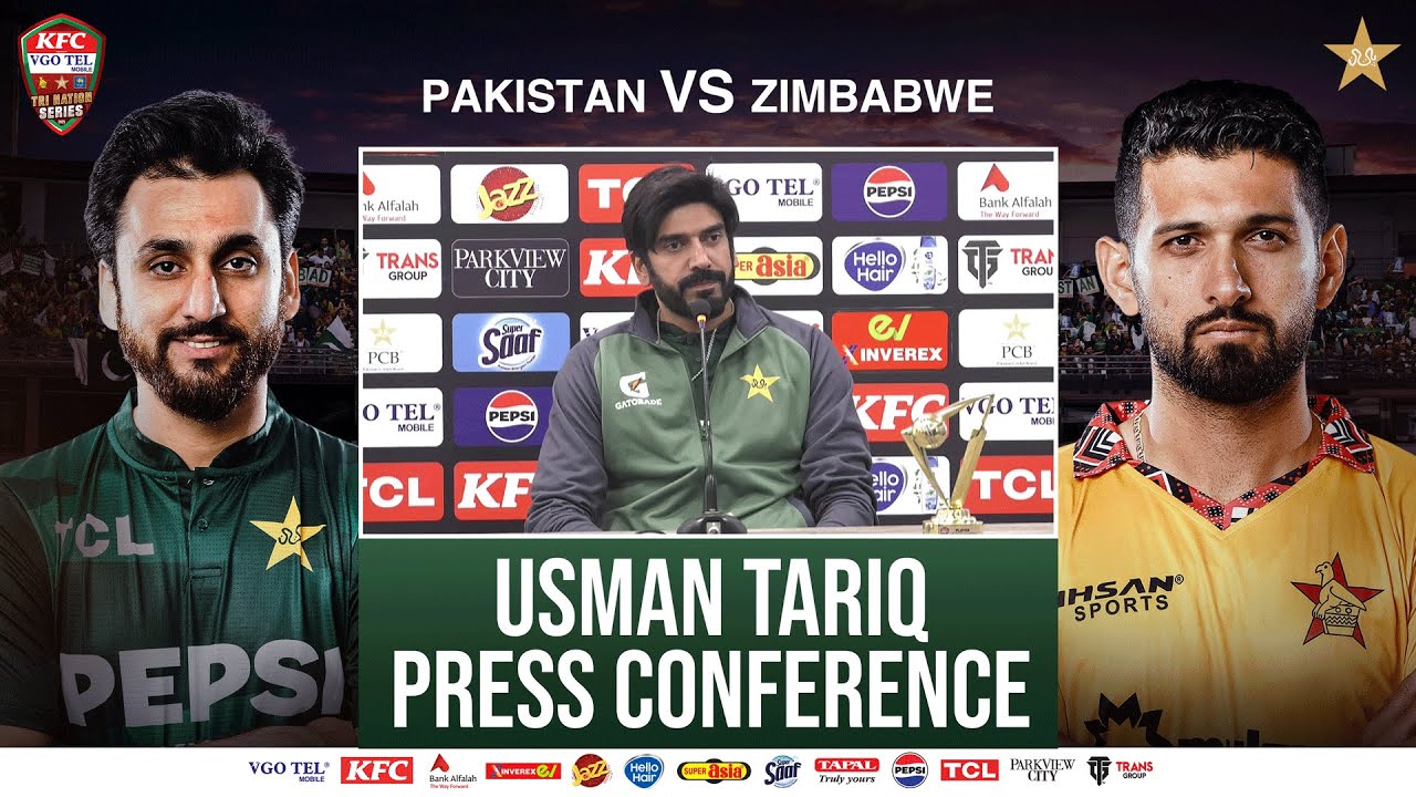 Usman Tariq Press Conference | Pakistan vs Zimbabwe | Match 04 | Tri Nation Series | PCB | M2T1U