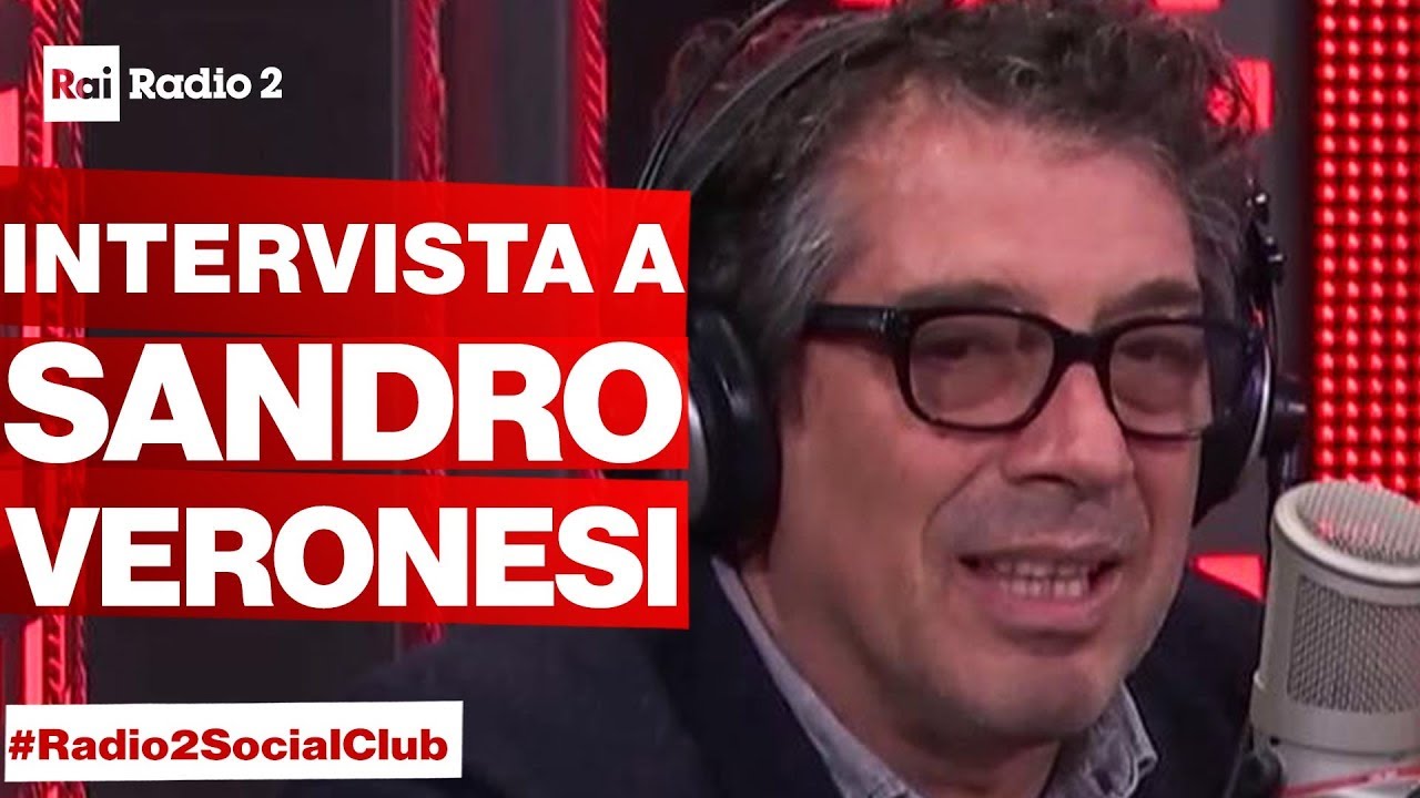 SANDRO VERONESI ospite a Radio2 Social Club