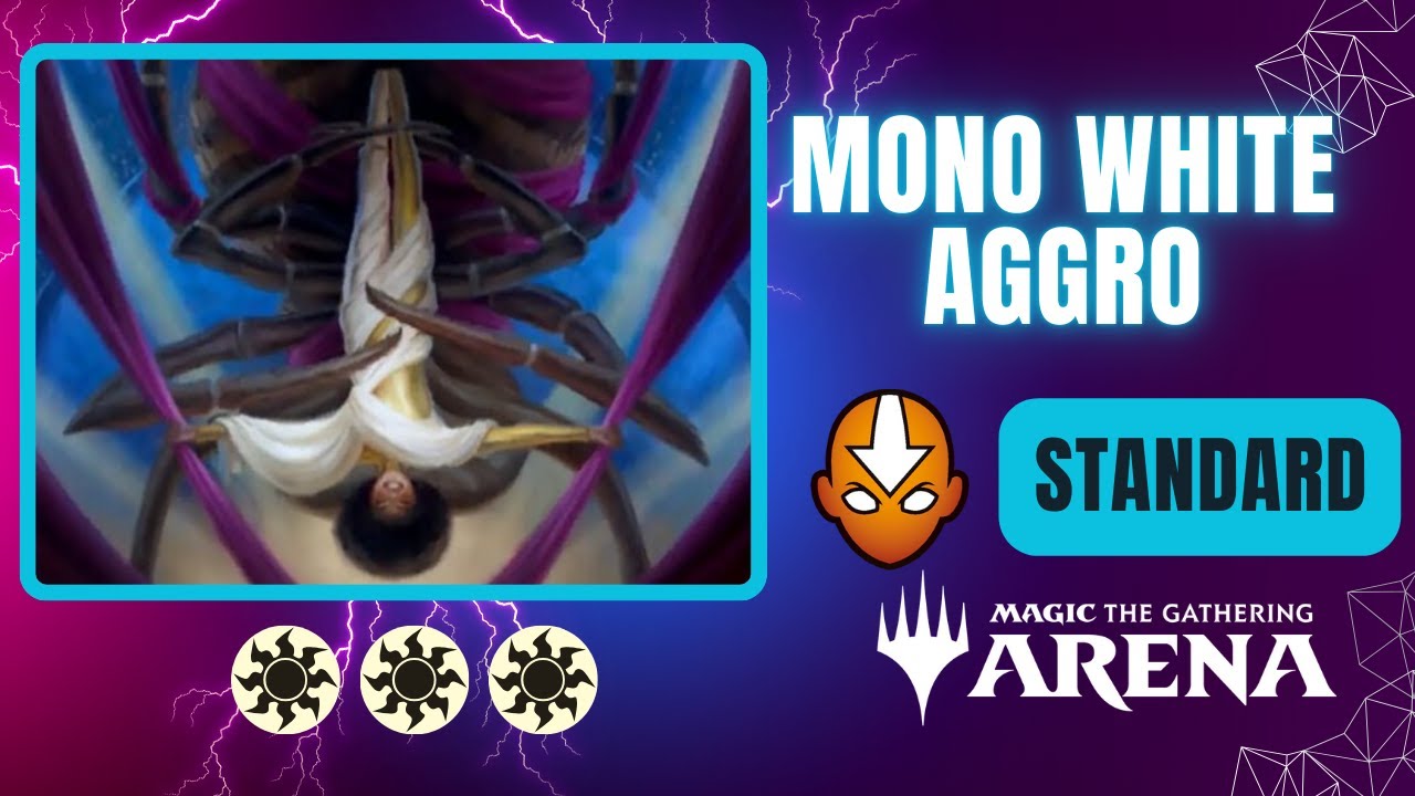 🔆🔆🔆 Моно-белая агрессивная колода | Стандарт | Геймплей Magic the Gathering Arena | TLA | BO1