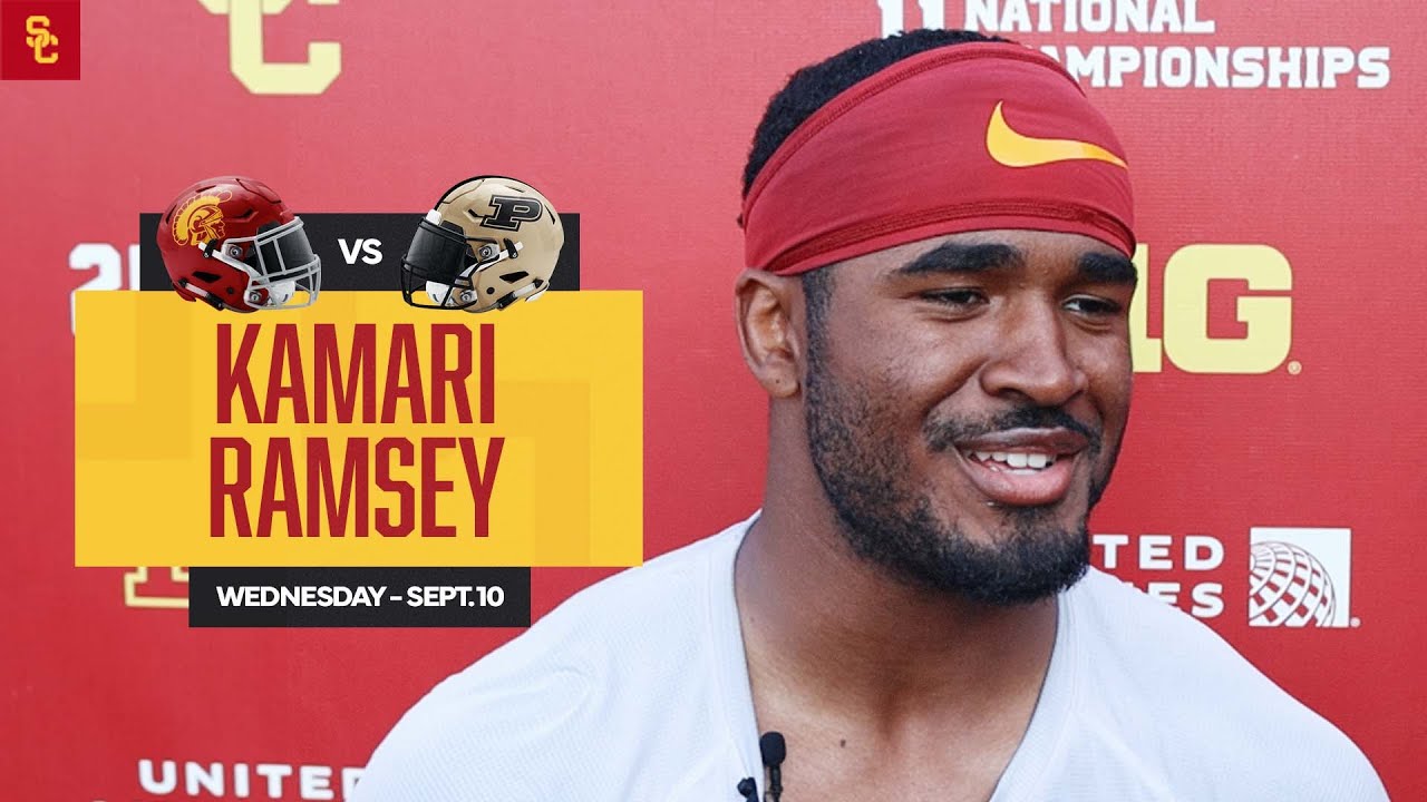 USC Safety Kamari Ramsey | Wednesday of Purdue Week