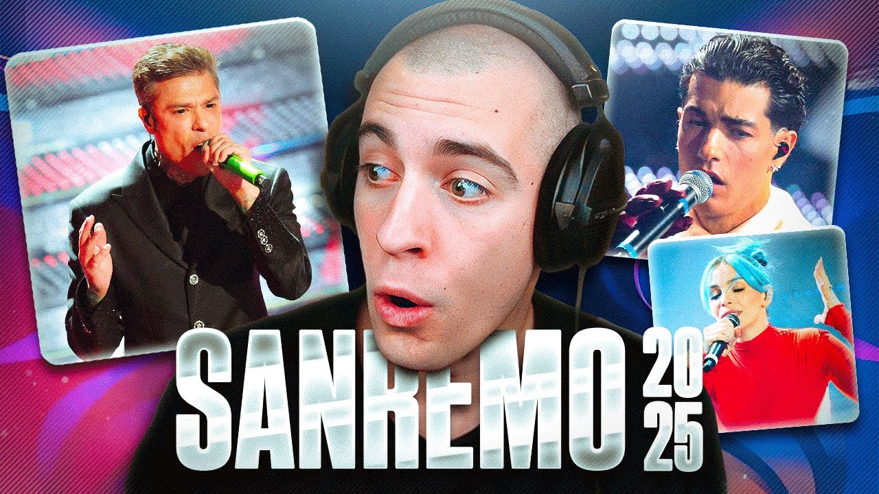 REAGISCO a TUTTE le CANZONI di SANREMO 2025!!