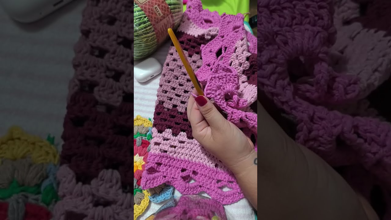 Bora adiantar o crochê