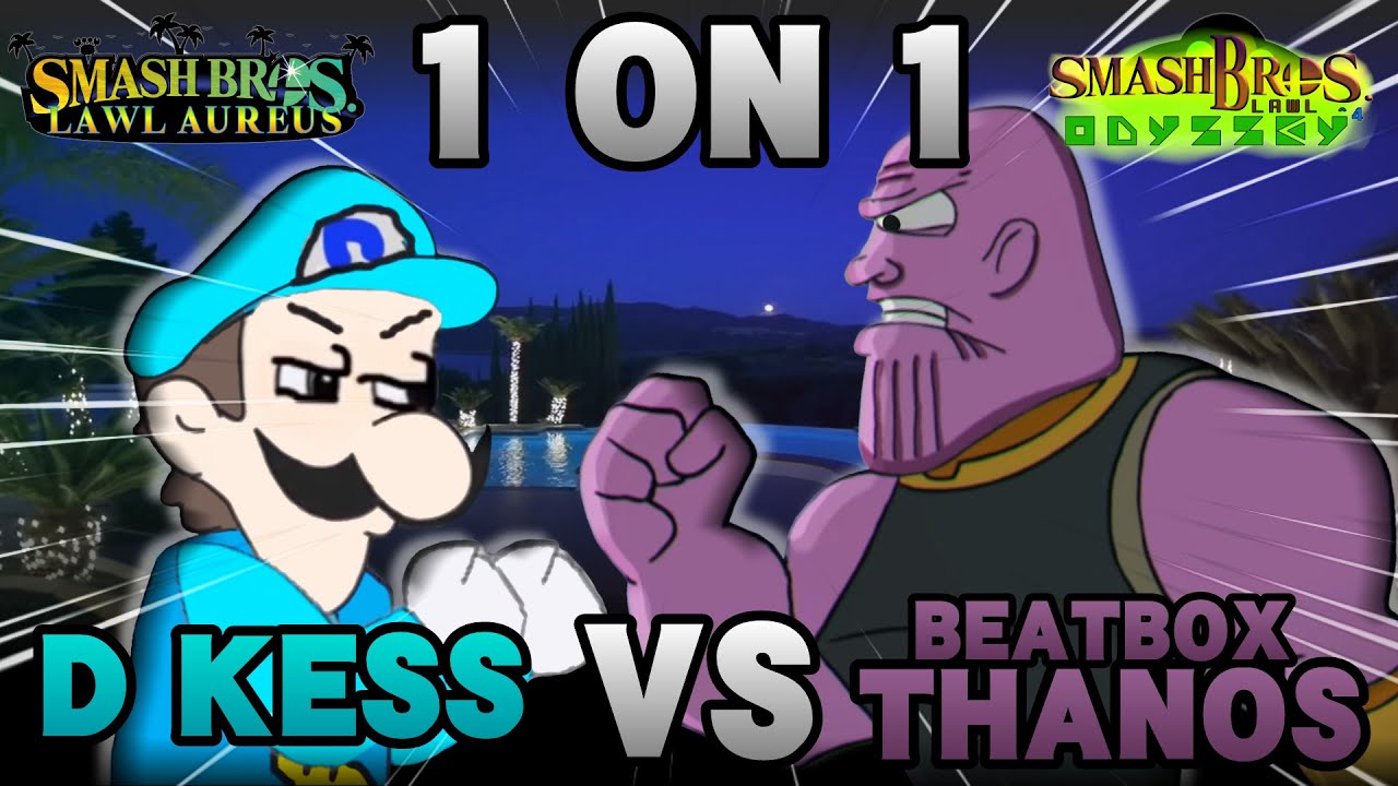 Smash Bros Lawl Aureus 1ON1 - D Kess VS Beatbox Thanos