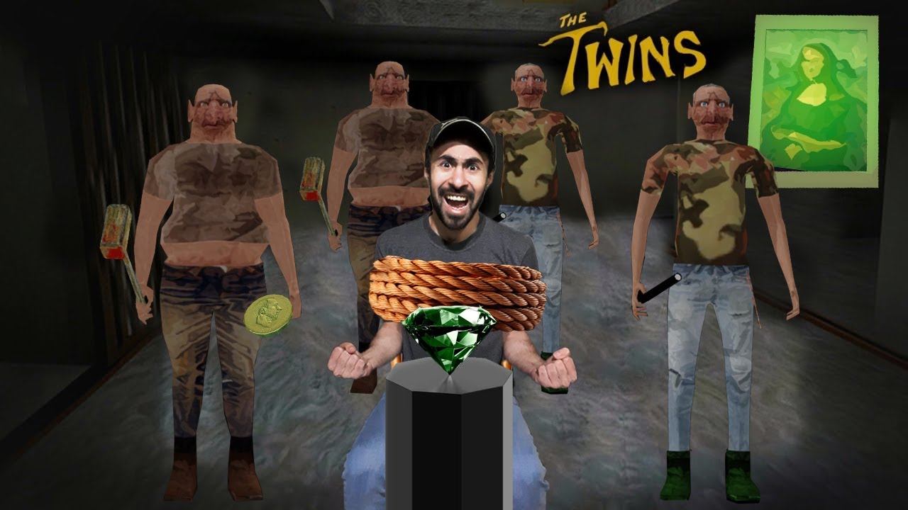 STEALING DIAMOND FROM TWINS HOUSE HORROR GAMEPLAY