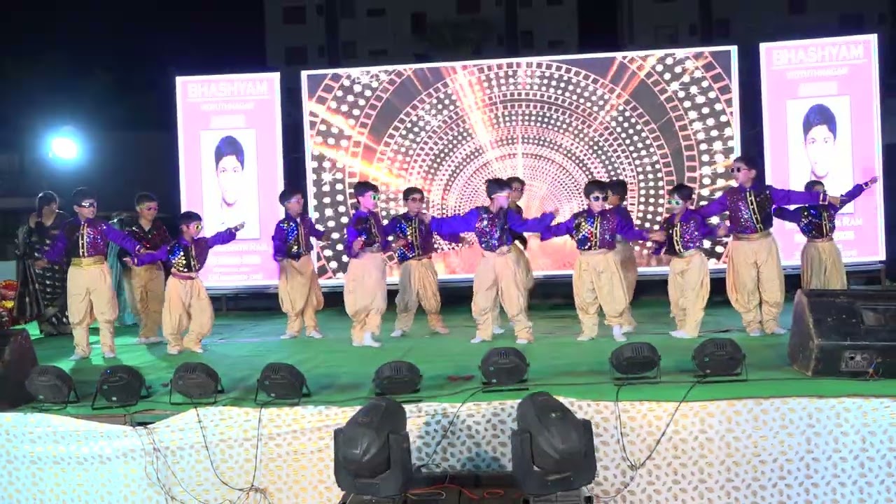 Mass beat mashup performance by boys