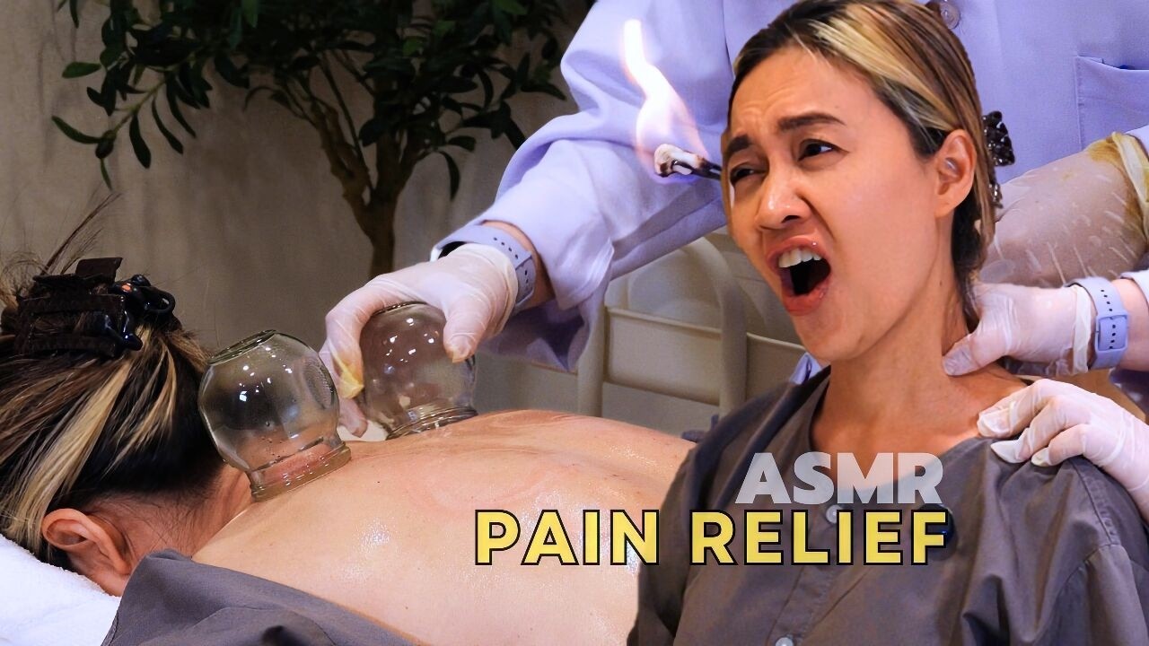 Acupuncture & Fire Cupping to Release Muscle Knots | ASMR Soft-Spoken Real Doctor Consultation