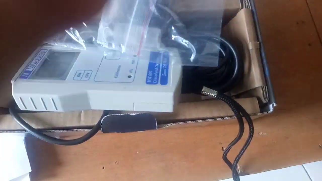 Cara kalibrasi alat DO meter Milwaukee MW600