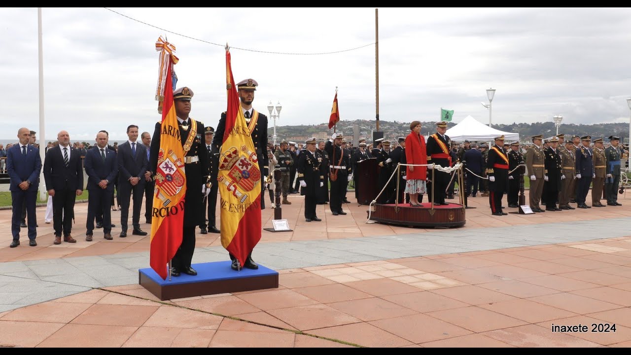 Jura de Bandera personal Civil en Gijón mayo 2024