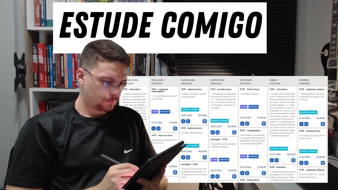🔴 Estude comigo | #007