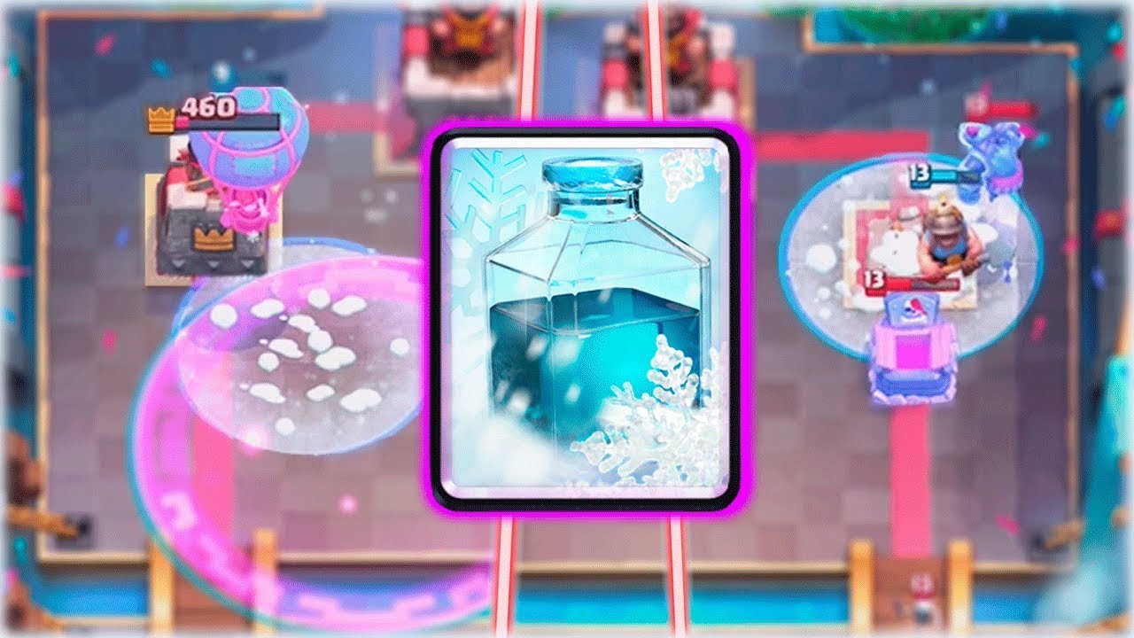 EL NUEVO HIELO ESTA INCREIBLE!! - Clash Royale - WithZack