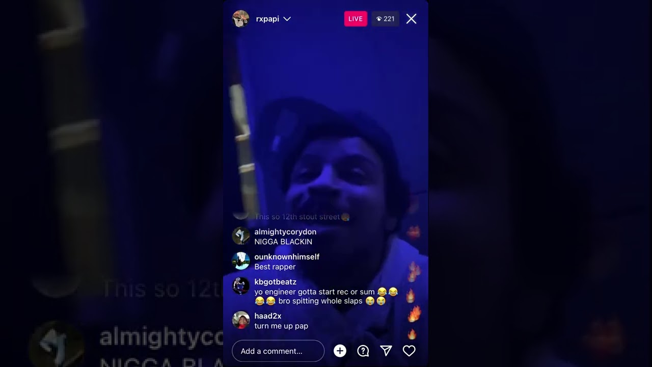 rx papi ig live freestyle - #REALRX