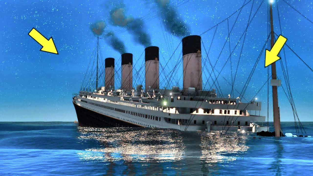 Titanic Sinking After Crashing Into Iceberg in GTA 5 | Titanic Underwater Scene in GTA V