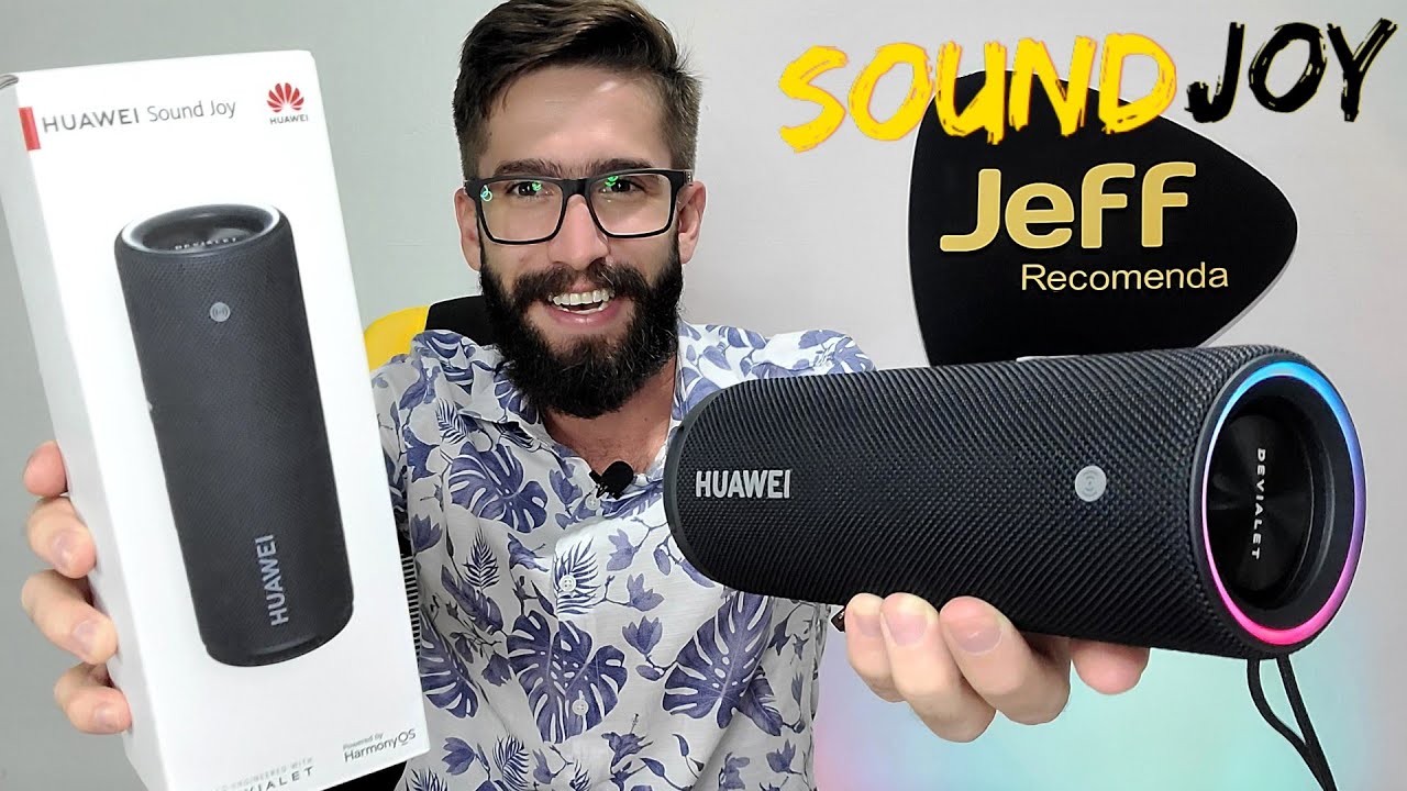 Caixa de som HUAWEI SOUND JOY 30W RMS IP67: BATERIA GIGANTE e Graves Fortes! (Unboxing)
