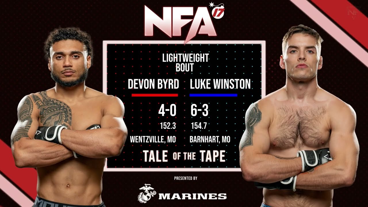 Nemesis 17  Devon Byrd vs Luke Winston amateur Lightweight Title