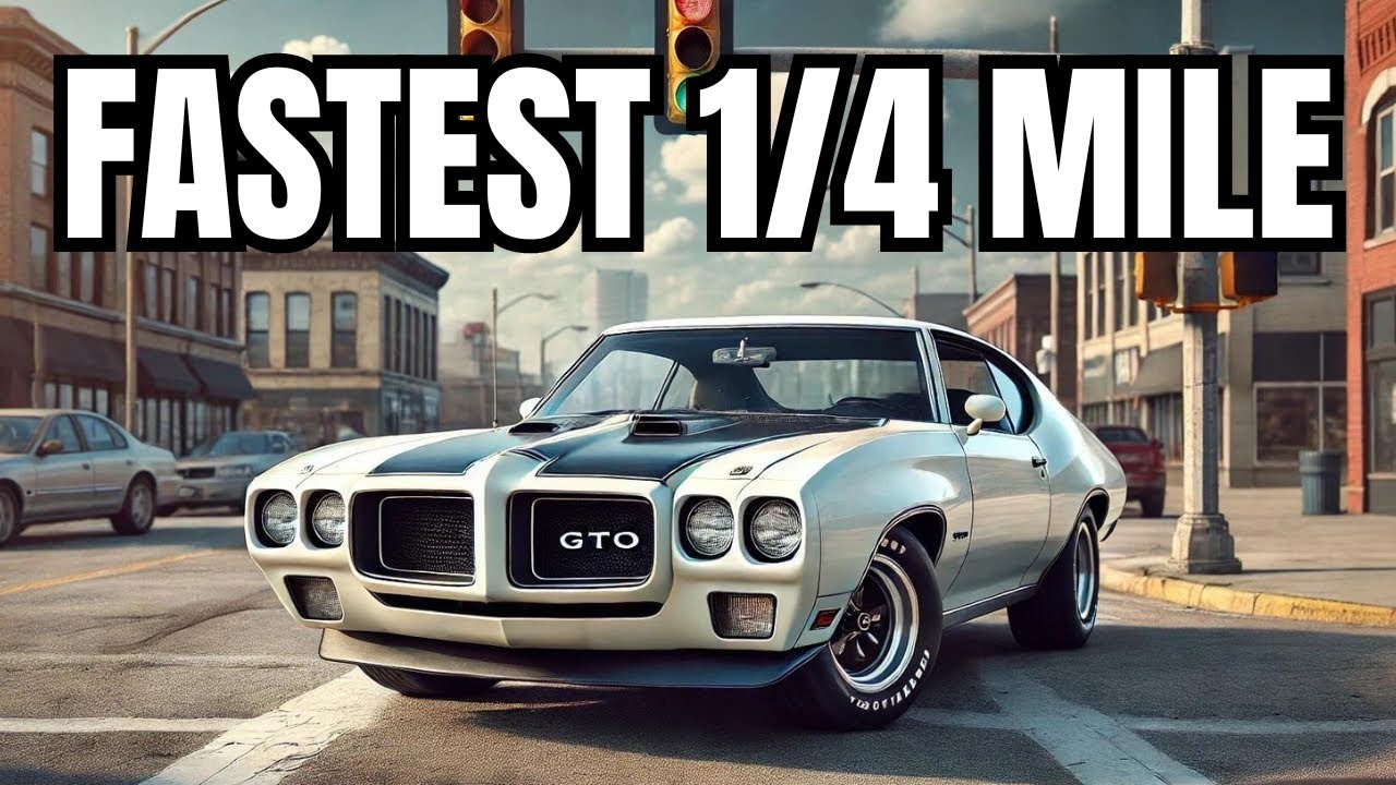 What was the FASTEST 1/4 MILE MUSCLE CAR from 1970??