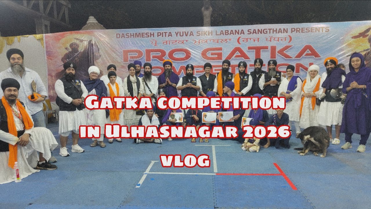 Gatka competition in Ulhasnagar 2026 vlog #wmk #amritsar #gatka #vlog 