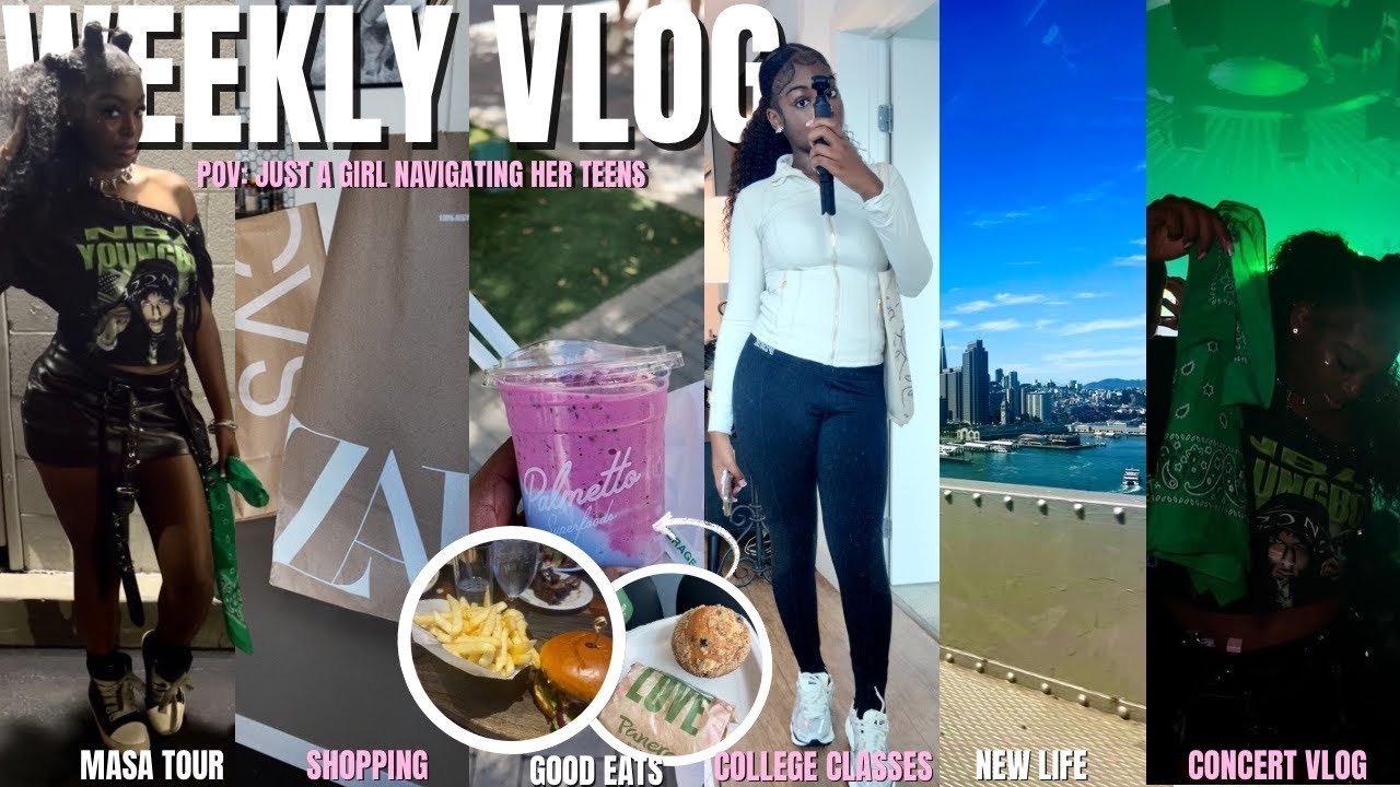 WEEKLY VLOG𝜗𝜚 : Fall Shopping, NEW LIFE IN CALI, Masa Tour,Good Eats,Ootd,College & More