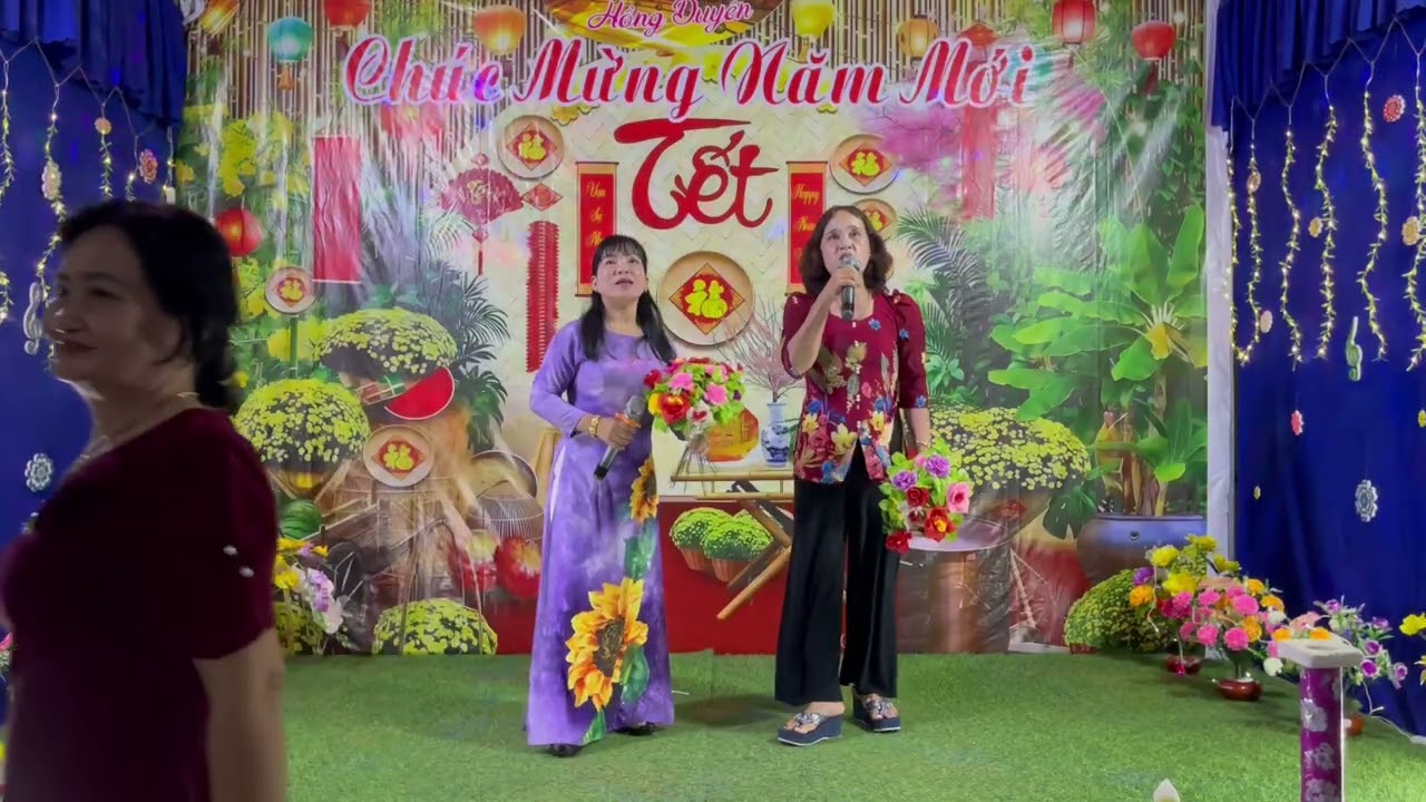 Vọng cổ: lời chúc mừng xuân “ trình bày “ thu hương và Nguyễn thu