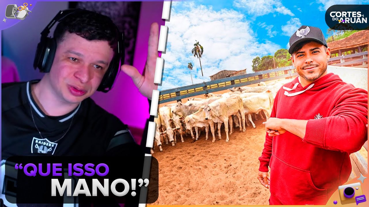 ARUAN REAGE: COMPREI 50 CABEÇA DE GADO NELORE PARA MINHA FAZENDA (RENATO GARCIA) - Cortes do Aruan
