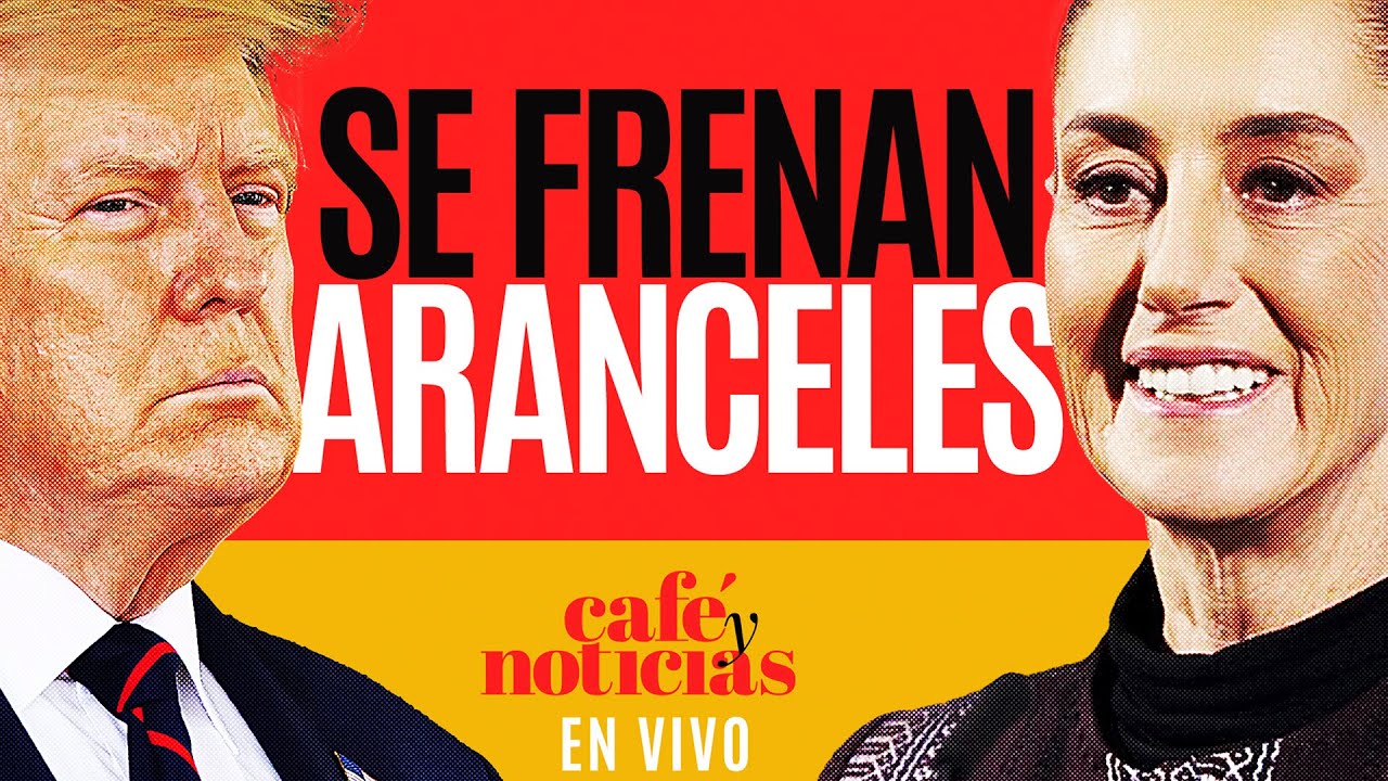 #EnVivo #CaféyNoticias ¬ Claudia contiene a Trump antes que Canadá-China. Negocian migración...