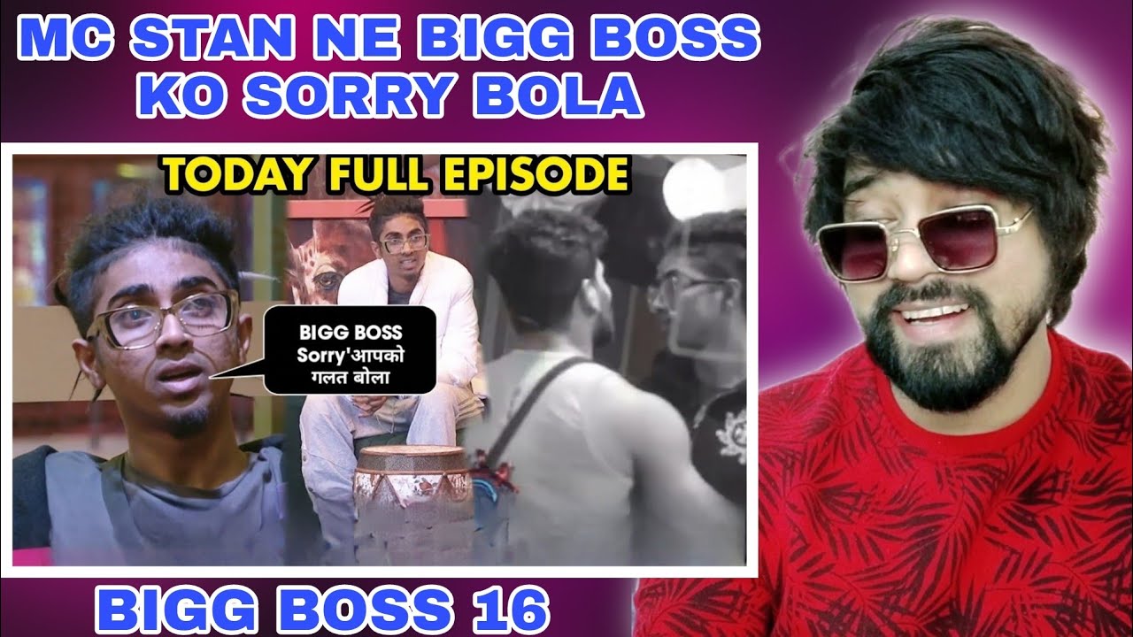 MC Stan Ne Bola Bigg boss Ko Sorry 🥺,Mc Stan Angry On Archana Kick Chair 😡, Bigg boss Today Episode