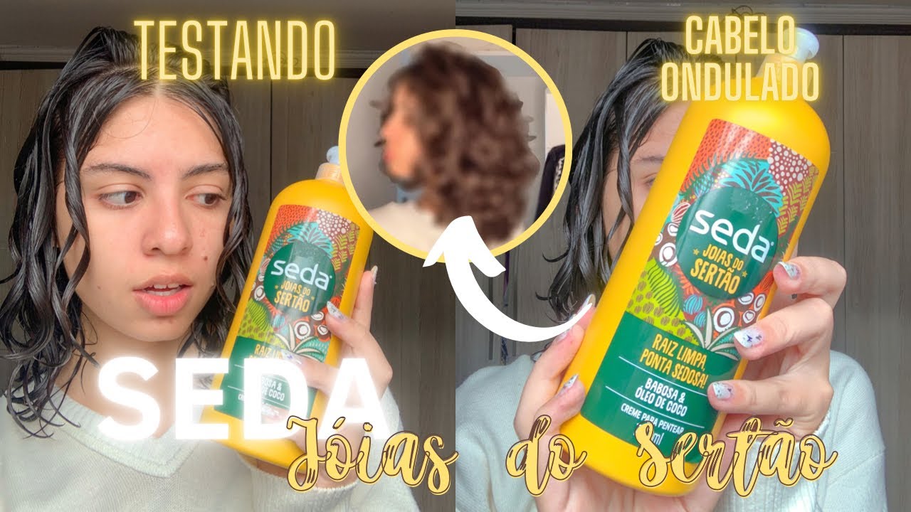 Testando o Creme SEDA JOIAS DO SERTÃO | Evelyn ✨