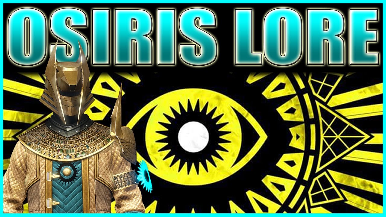 Destiny | Character Lore - The Tale of Osiris Destiny Lore (THE GREATEST WARLOCK OF THE VANGUARD)