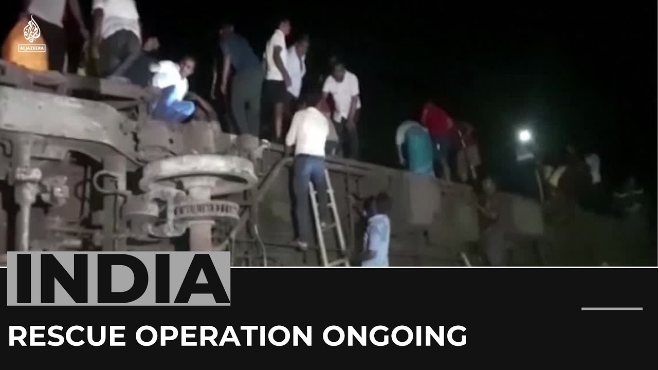 India train crash death toll climbs as rescue efforts continue