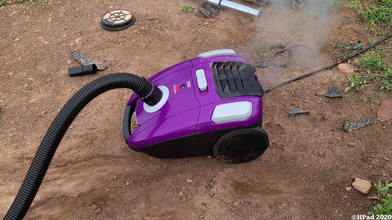 Bissell Zing Bagged Canister Vacuum Destruction