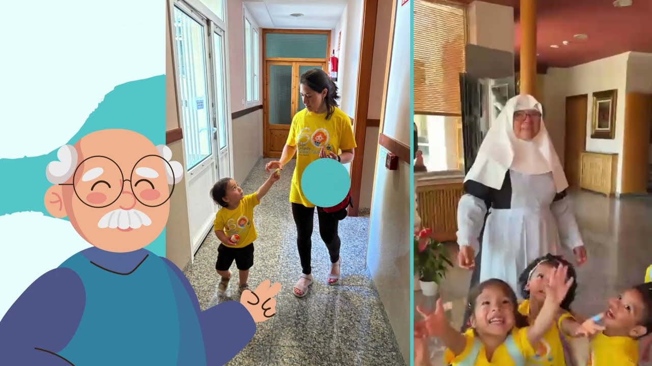 Visita de la Llar d'Infants Francesc Xavier  a la Llar Sant Josep