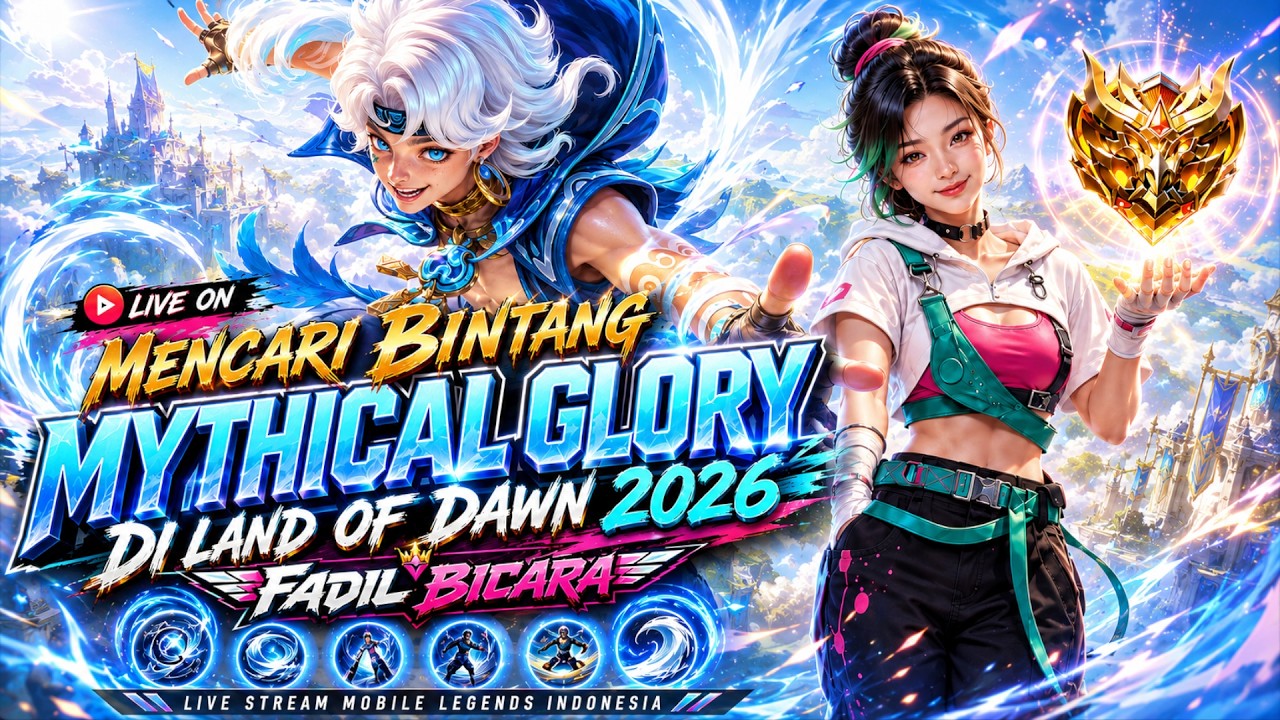 🔴Live Mobile Legends | Mencari Bintang Mythical Immortal Di Land Of Dawn Day 7