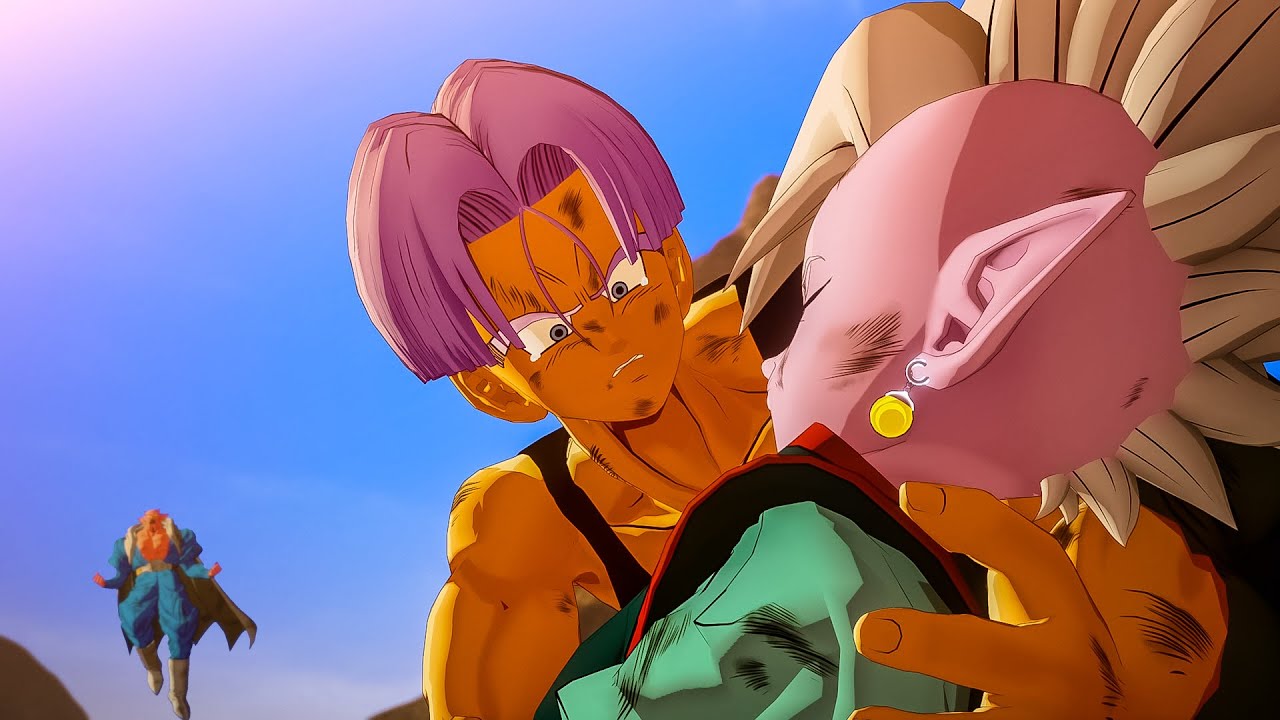 Future Trunks Destroys Buu VS Dabura Полный бой (RIP to Beerus) Dragon Ball Kakarot DLC 3 Buu Saga