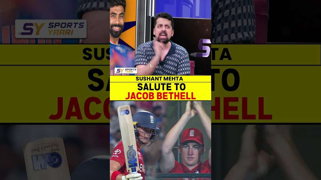 SALUTE TO JACOB BETHELL 🔥 #jacobbethell #indvseng #t20worldcup2026 #suryakumaryadav #sanjusamson