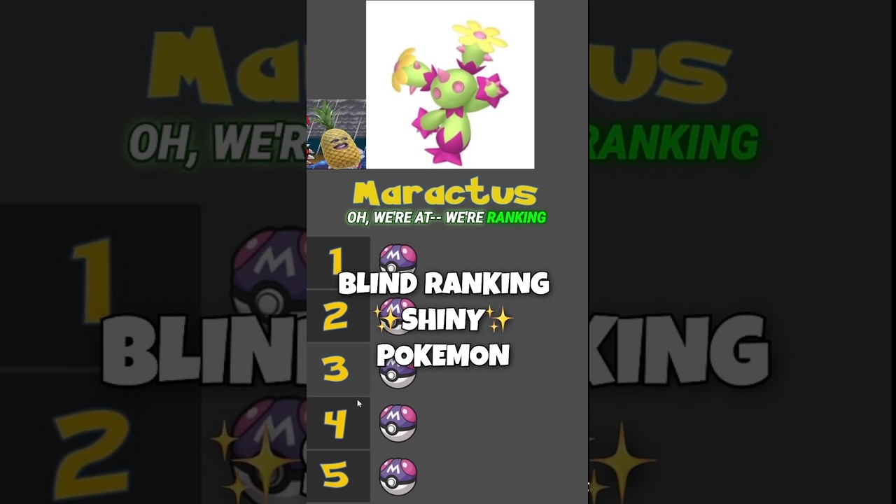 Blind Ranking 5 SHINY Pokemon - Part 001