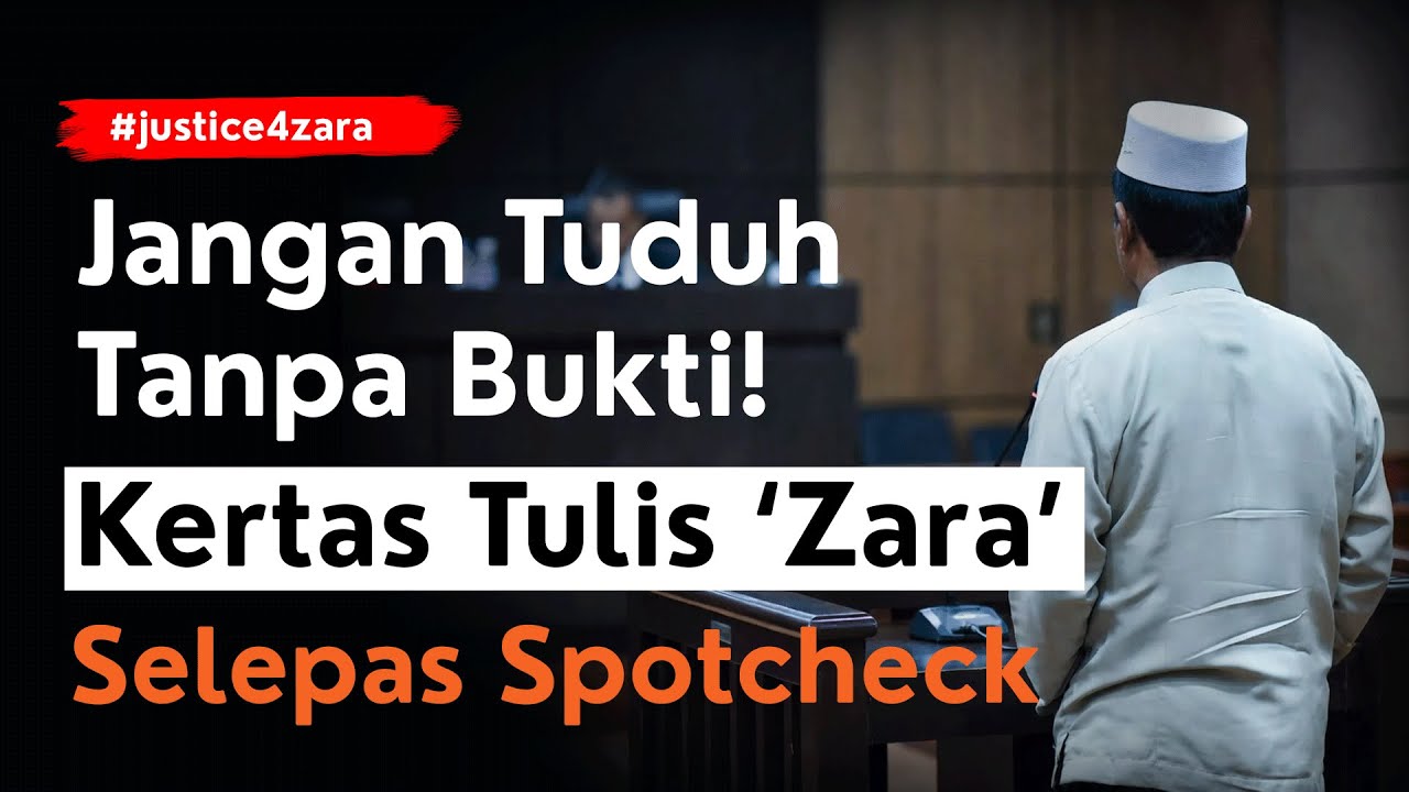 JANGAN TUDUH TANPA BUKTI ‼️ GURU TERIMA CEBISAN KERTAS BERTULIS “ZARA” SELEPAS SPOTCHECK