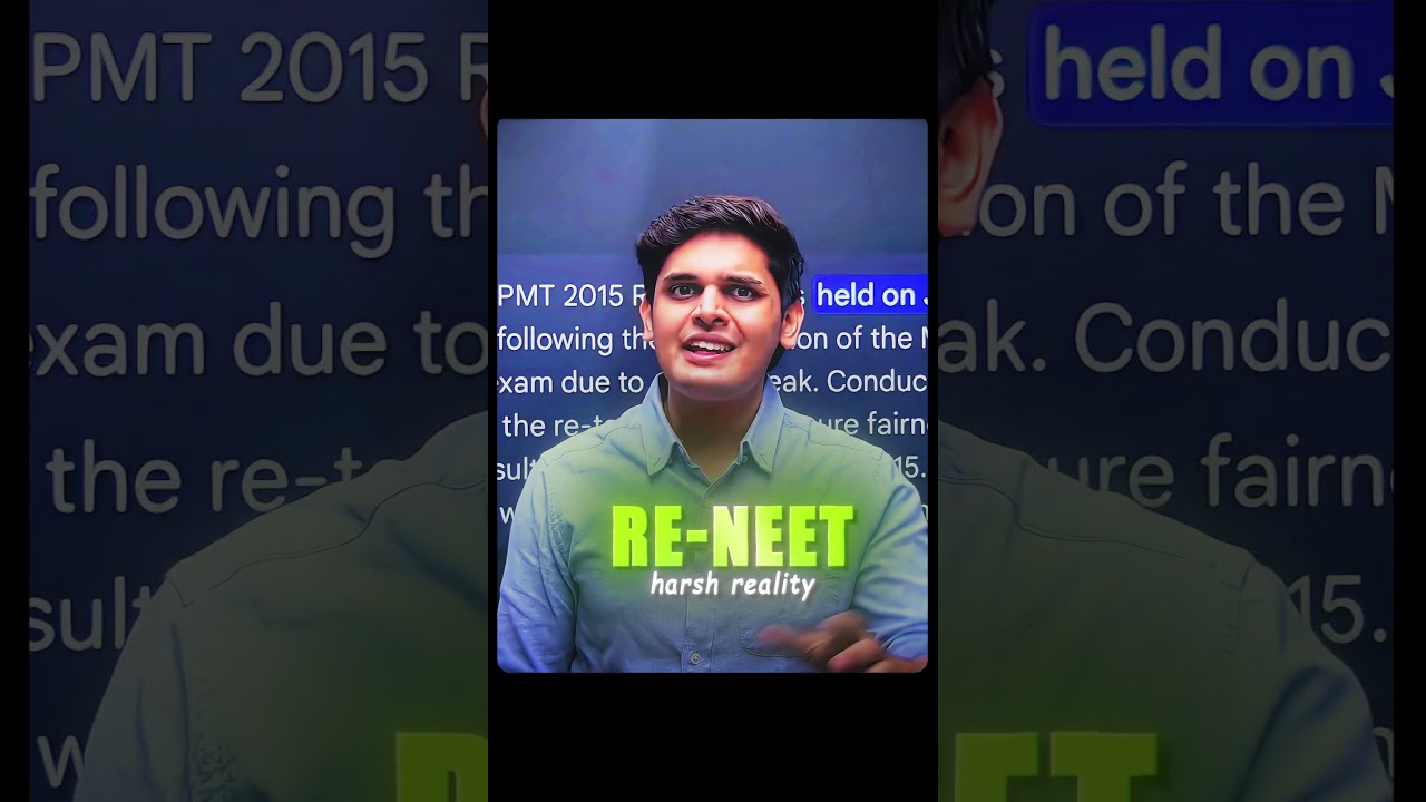 RE-Neet 2026 Will Be Tough 💔||Prashant Kirad #shorts #boardexam #ytshorts #class10 #reneet #nta