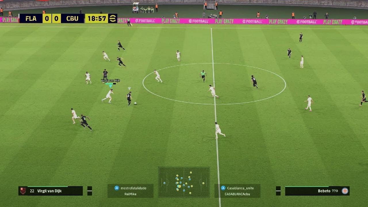 eFootball 2026 CR Flamengo vs Casablanca united online PS5 gameplay 4k