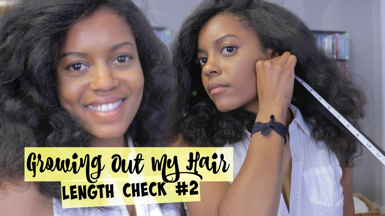 Growing Out Natural Hair | Length Check 2