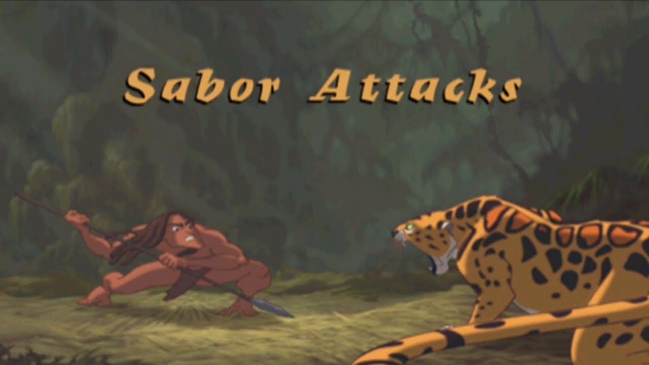 DISNEY'S TARZAN CHAPTER 6 ( SABOR ATTACKS ) GAME PLAYSTATION 1EPSXE VERSION ANDROID
